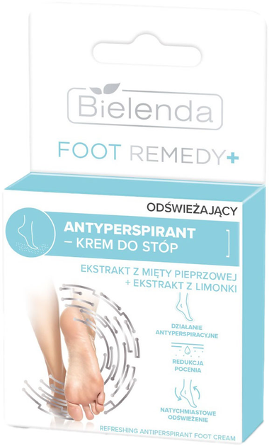 Антиперспірант для стоп Bielenda Foot Remedy освіжаючий 50 мл (5902169051624) - зображення 1