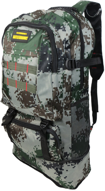 Рюкзак туристичний з можливістю збільшення 50(64)x35x15 см Battlegrounds Хакі 000221678 - зображення 2