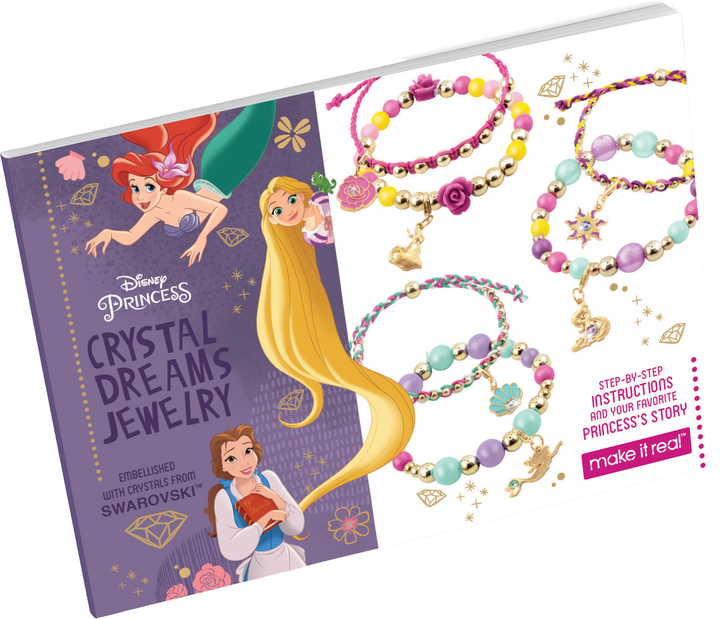 Zestaw do tworzenia bransoletek Make It Real Księżniczki Disneya z kryształkami Swarovskiego (695929043810) - obraz 3