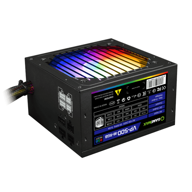 Блок живлення Gamemax VP-500-M-RGB (500 Вт) - зображення 10