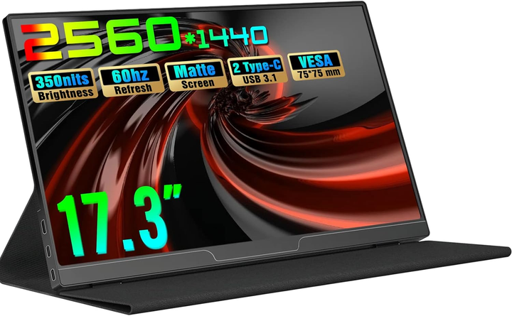 Монитор 17.3" Bimawen U72E 2К 60 Гц - изображение 1