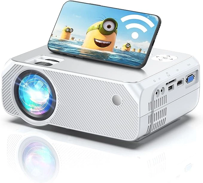 Мультимедийный проектор Bomaker GC355 HD LED 6500 Лм Wi-Fi с динамиками - Фото 1 Мультимедийный проектор Bomaker GC355 HD LED 6500 Лм Wi-Fi с динамиками - изображение 1
