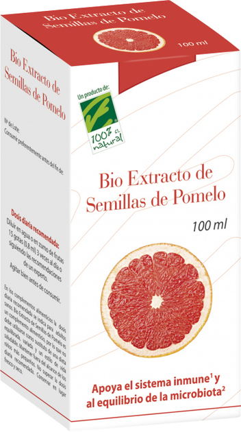 Екстракт 100% Natural Extracto Semilla Pomelo 100 мл (8437008750316) - зображення 1