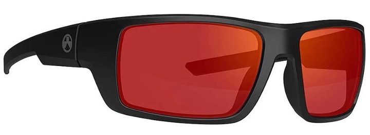 Очки Magpul Apex, поляризационные - черная оправа, серая линза/красное зеркало MAG1130-1-001-1140 - изображение 1