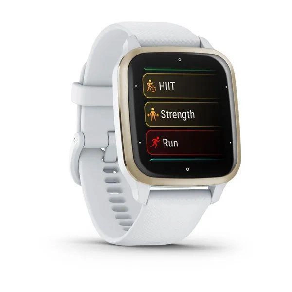 Смарт-Часы Garmin Venu Sq 2 Cream Gold Aluminum Bezel with White Case and Silicone Band (010-02701-01/11) - изображение 3