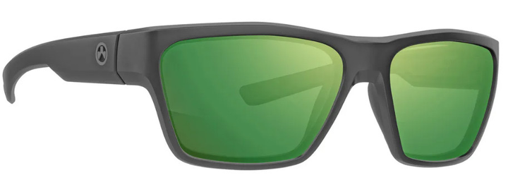 Поворотні поляризаційні окуляри Magpul – чорна оправа, висококонтрастна фіолетова лінза/зелене дзеркало MAG1128-1-001-4050 - зображення 1