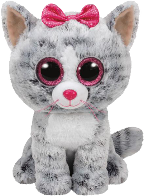 Zabawka miękka TY Beanie Boo's Kociak Kiki 15 cm (37190) (8421371907) - obraz 1