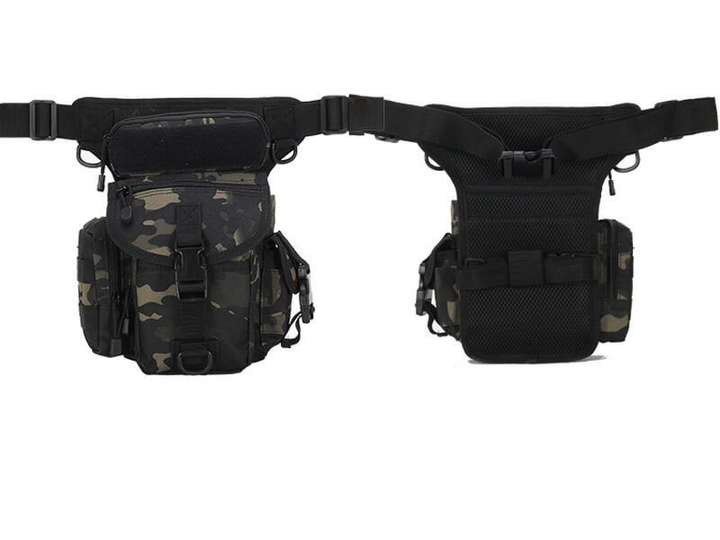Сумка на ногу Smartex 3P Tactical 10 ST-1003 black cp camouflage - изображение 2