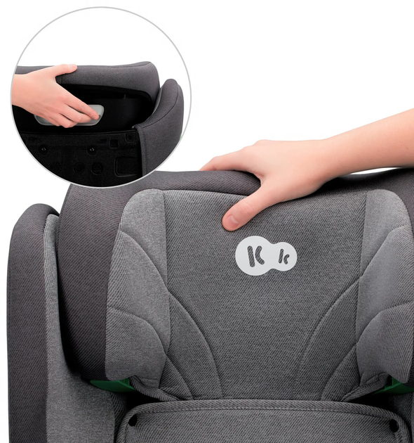 Автокрісло Kinderkraft Junior Fix 2 i-Size Rocket Grey (KCJUFI20GRY0000) - зображення 9