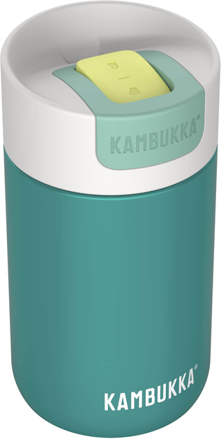 Kubek termiczny Kambukka Olympus 300 ml Enchanted Forest 2.0 turkusowy (11-02021) - obraz 1