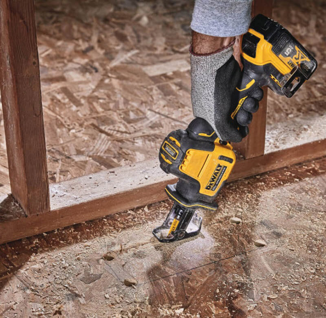 Шабельна пила акумуляторна безщіткова DeWalt DCS369NT без акумулятора та зарядного пристрою (DCS369NT-XJ) - зображення 9