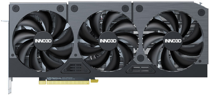 Відеокарта INNO3D PCI-Ex GeForce RTX 4080 X3 OC 16GB GDDR6X (256bit) (2535/22400) (HDMI, 3 x DisplayPort) (N40803-166XX-187049N) - зображення 1