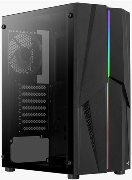Корпус Aerocool Mecha Black Mid Tower RGB Glass side panel (AEROPGSMECHA-G-BK-V1) - зображення 3