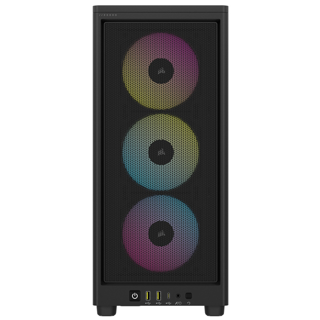 Корпус Corsair 2000D RGB Airflow Black (CC-9011246-WW) - зображення 4