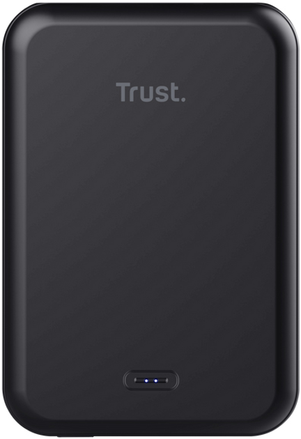 Powerbank Trust Magno Wireless 5000 mAh Black (8713439248777) - obraz 1