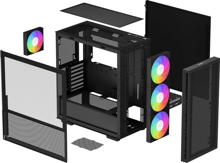 Obudowa DeepCool CH560 Black (R-CH560-BKAPE4-G-1) - obraz 13