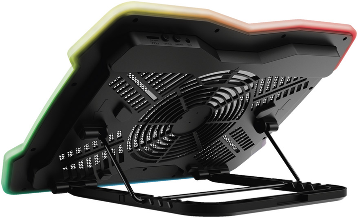 Охолоджувальна підставка для ноутбука Trust GXT1126 AURA Black (8713439241921) - зображення 3
