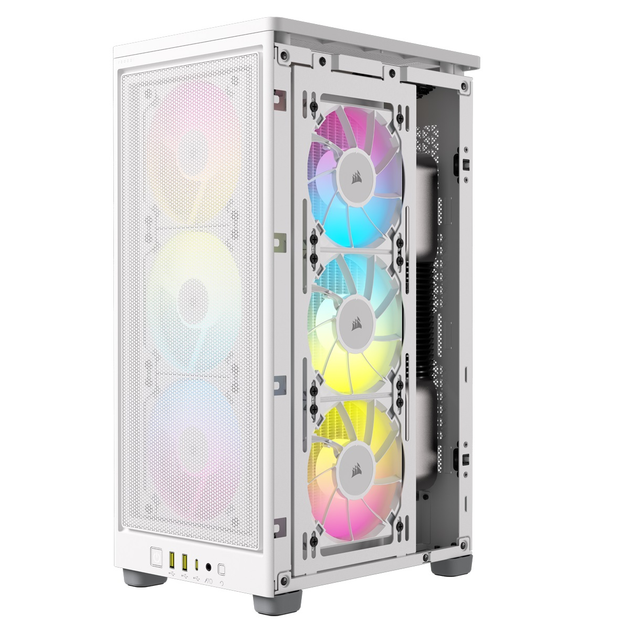 Корпус Corsair 2000D RGB Airflow White (CC-9011247-WW) - зображення 15