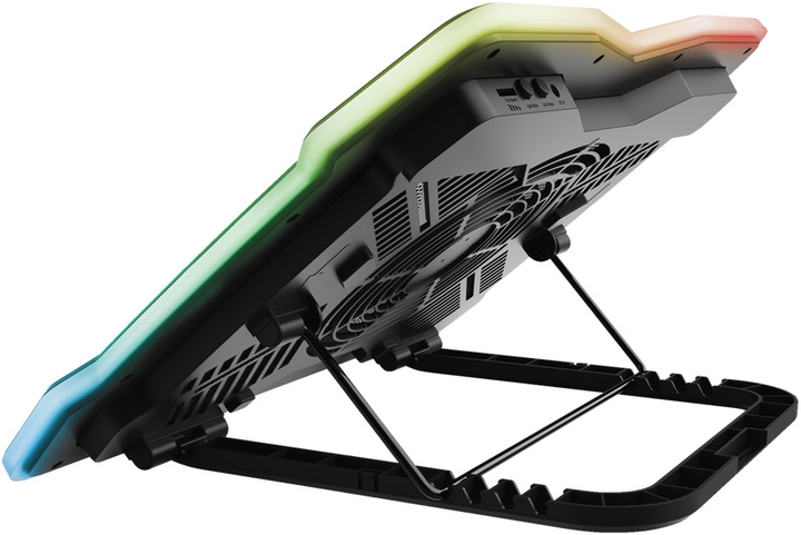 Охолоджувальна підставка для ноутбука Trust GXT1126 AURA Black (8713439241921) - зображення 4