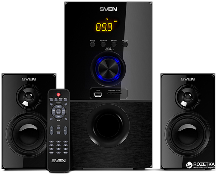 System dźwiękowy Sven MS-2050 Black (SV-013233) - obraz 2