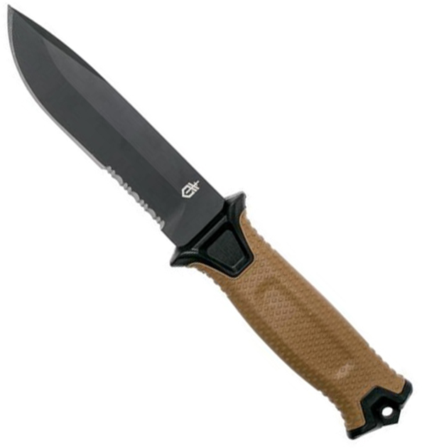 Nóż Gerber Strongarm Fixed Coyote Serrated (31-003655) - obraz 1