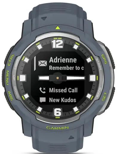 Смарт-годинник Garmin Instinct Crossover Blue Granite (010-02730-04) - зображення 6