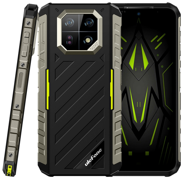 Smartfon Ulefone Armor 22 8/256GB Black-Green (UF-A22-256/GN) - obraz 2