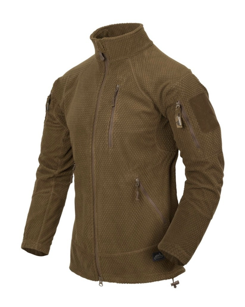 Флісова куртка Helikon - tex Alpha Tactical -Grid Fleece Coyote Розмір XL/R - изображение 1