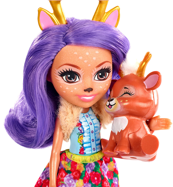 Лялька Enchantimals Danessa Deer and Sprint 15 см (887961695496) - зображення 5