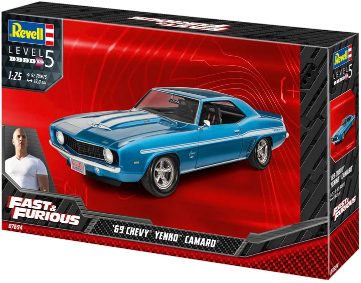 Зібрана копія Revell Автомобіль Chevy Camaro Yenko 1969 року Масштаб 1:25 92 шт (4009803007694) - зображення 3