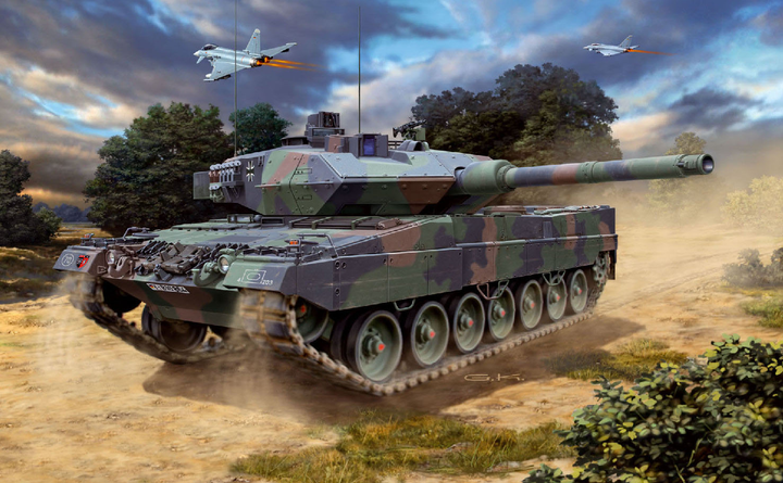 Zmontowany model Revell Czołg Leopard 2A6/A6M. Skala 1:72 168 szt (4009803031804) - obraz 6