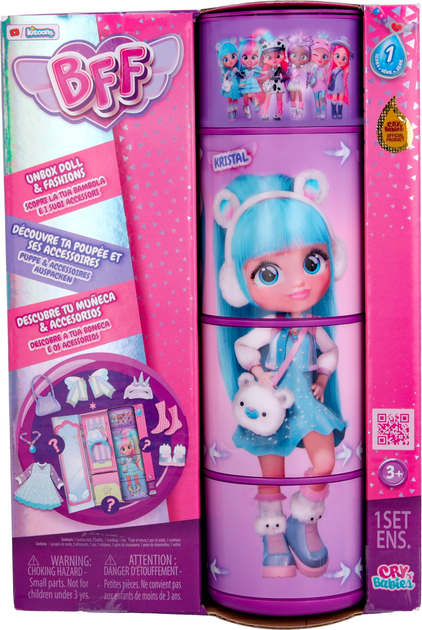 Lalka Cry Babie BFF S1 Kristal 20 cm (8421134904323) - obraz 6