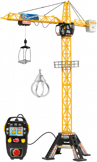 Zabawkowy dźwig Dickie Toys Mega Crane 120 cm (4006333060281) - obraz 1