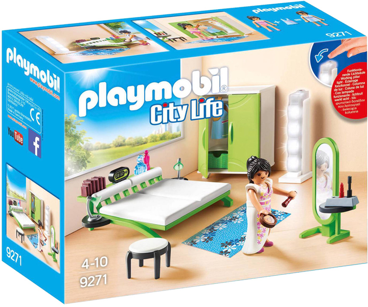 Ігровий набір Playmobil City Life Спальня (4008789092717) - зображення 1
