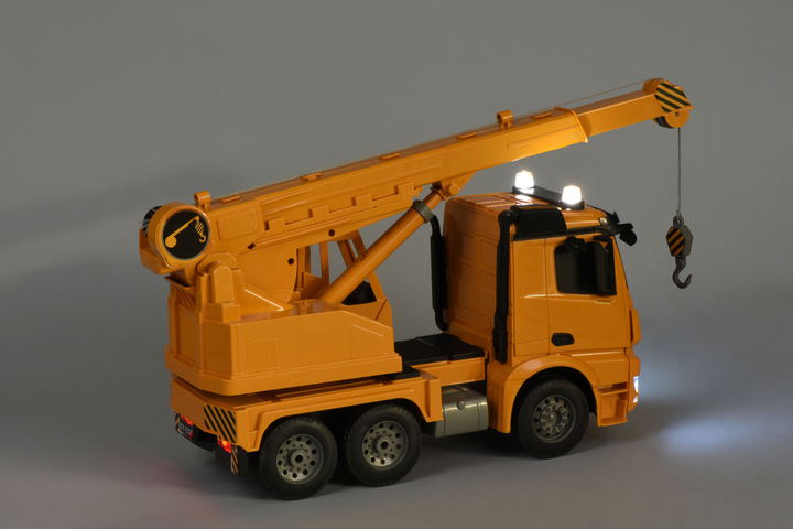 Samochód zdalnie sterowana Same Toy Dźwig do podnoszenia Mercedes-Benz 1:20 Żółty 34 cm (6948061922524) - obraz 7