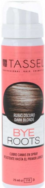 Тонувальний спрей для волосся Eurostil Tassel Bye Roots Cubre Canas En Spray Rubio Oscuro 75 мл (8423029077365) - зображення 1
