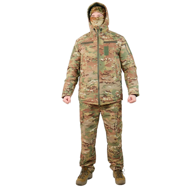 Зимовий тактичний костюм бушлат+штани мультикам M (46-48) - зображення 1