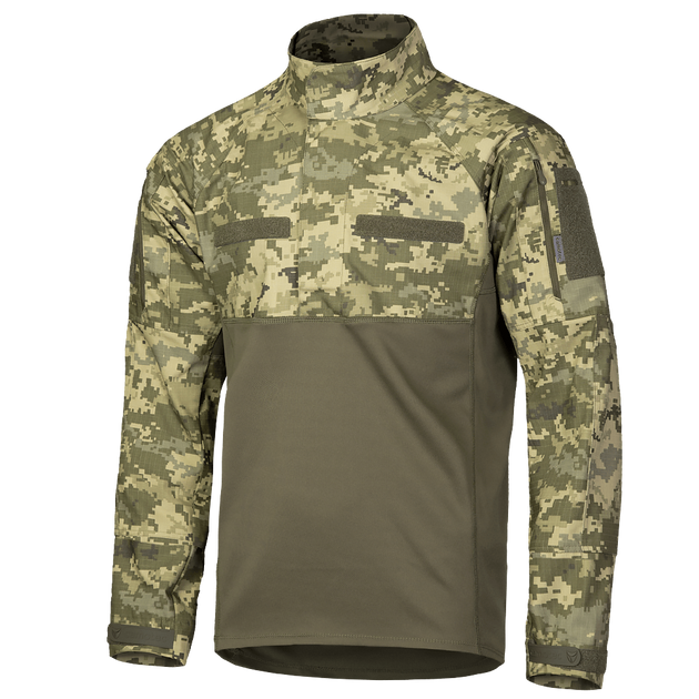 Рубашка тактическая боевая универсальная для силовых структур CM Blitz Камуфляж/Олива (7020), L TR_7020(L) - изображение 1