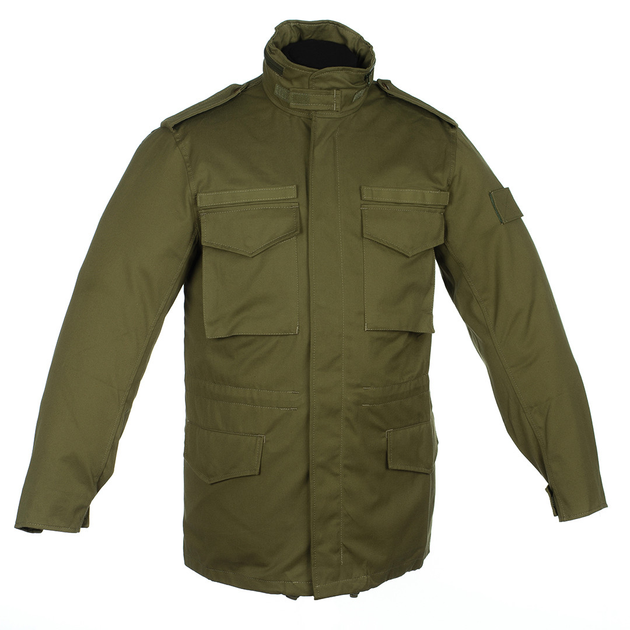 Куртка тактическая износостойкая облегченная для силовых структур M65 Хаки олива 56-58/170-176 TR_BH-U-JМ65-KH-56-170 - изображение 2