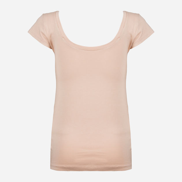 Koszulka damska bawełniana Zaiia ZATS03 36 Beżowa (8222326866821) - obraz 6