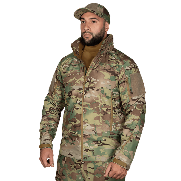 Куртка тактическая демисезонная мужская для силовых структур Phantom System Мультикам (7286), XXXL TR_7286-XXXL - изображение 2