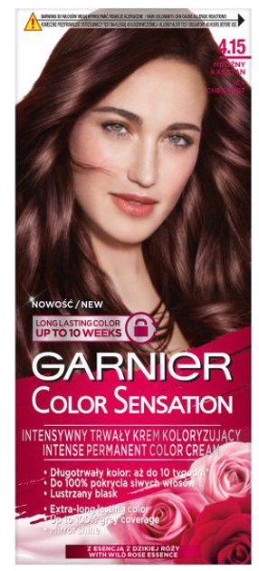 Крем-фарба для волосся Garnier Color Sensation 4.15 Морозний каштановий 163 г (3600541136762) - зображення 1