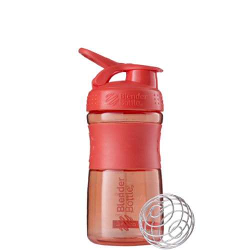 BlenderBottle, Шейкер SportMixer з кулькою, Coral, 590 мл (107729) - Фото 1 BlenderBottle, Шейкер SportMixer з кулькою, Coral, 590 мл (107729) - зображення 1