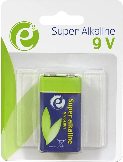 Bateria alkaliczna EnerGenie 6LR61 1 szt. (EG-BA-6LR61-01) - obraz 1