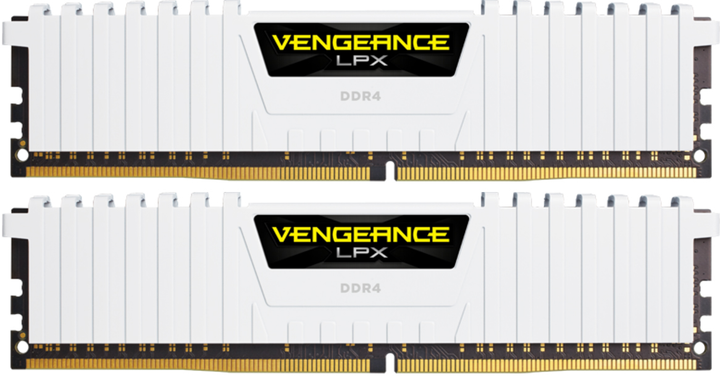 Оперативна пам'ять Corsair DDR4-3200 16384MB PC4-25600 (Kit of 2x8192) Vengeance LPX White (CMK16GX4M2E3200C16W) - зображення 1