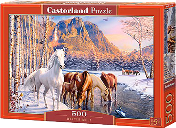 Puzzle Castorland Zimowe rekolekcje 500 elementów (5904438053704) - obraz 1
