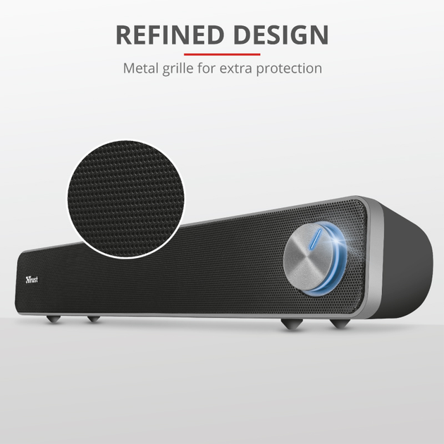 Акустична система Trust Arys Soundbar for PC Black (8713439229462) - зображення 8
