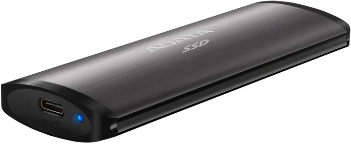 Dysk SSD ADATA SE760 512 GB USB 3.2 Type-C 3D NAND TLC Titanium Grey (ASE760-512GU32G2-CTI) Zewnętrzny - obraz 3