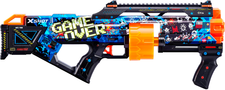 Szybkostrzelny blaster Zuru X-SHOT Skins Last Stand Game Ponad 16 naboi (193052039279) - obraz 1