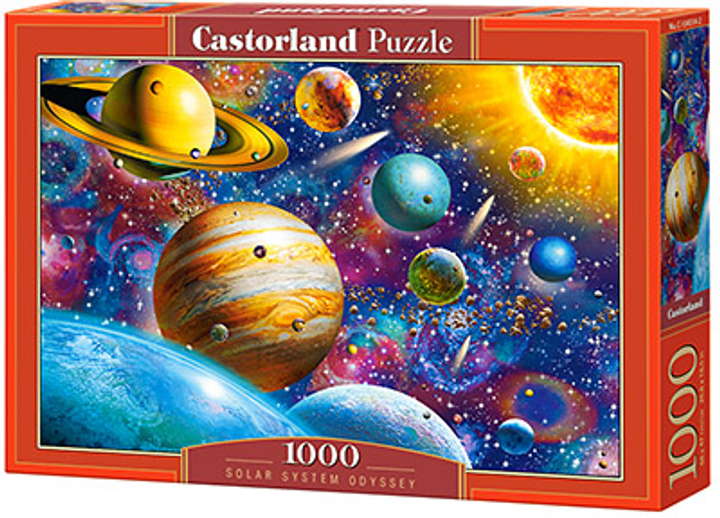 Puzzle Castorland Podróż przez Układ Słoneczny 1000 elementów (5904438104314) - obraz 1